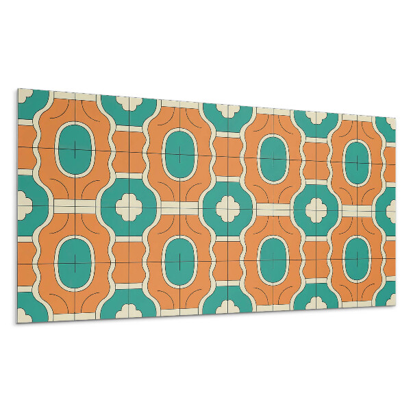 Panel na stenu Geometrický kockovaný vzor