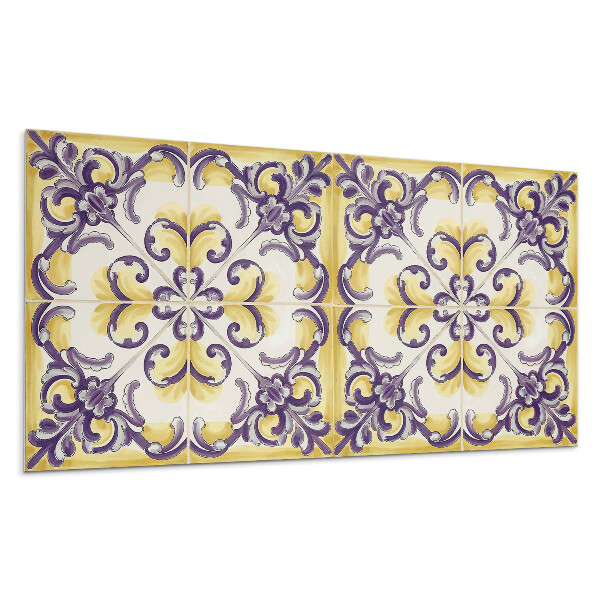 Pvc panel na stenu Dlaždicový vzor s ornamentami