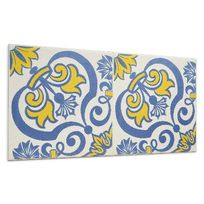 Nástenný panel PVC Kvetinový vzor s ornamentami