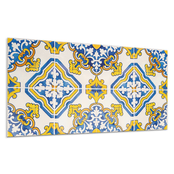 Pvc panel na stenu Mozaikový vzor s kvetmi