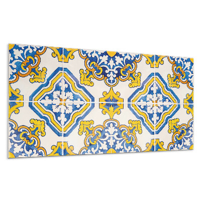 Pvc panel na stenu Mozaikový vzor s kvetmi