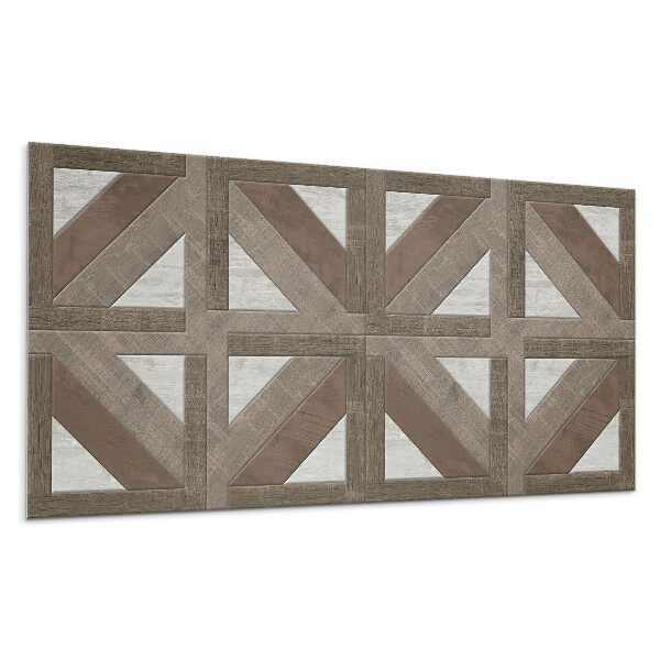 Panel na stenu Geometria dreva a betónu