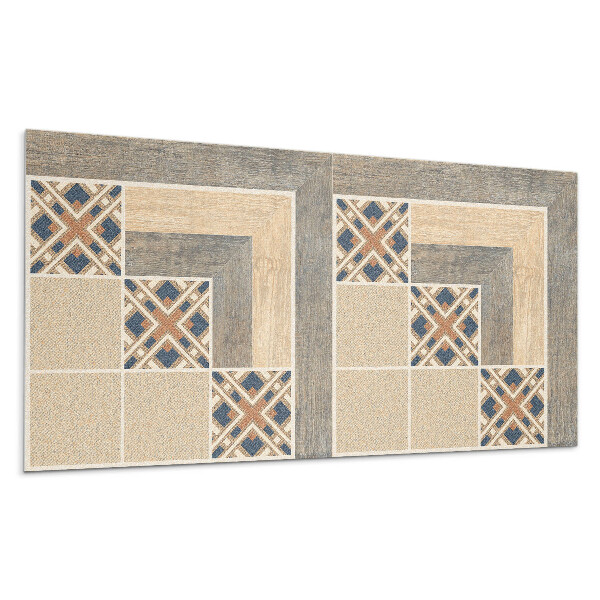 Panel na stenu Geometrické vzory na dlaždiciach