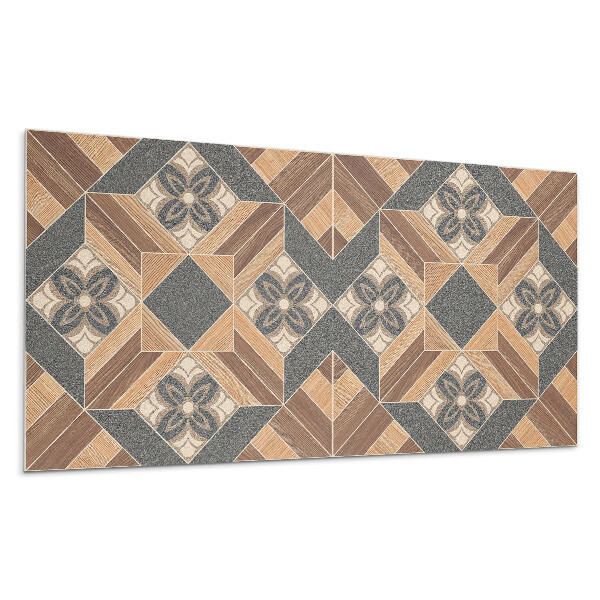 Pvc panel na stenu Vzor s kvetinovými motívmi