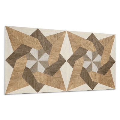 Nástenný panel PVC Polygonálna drevená mozaika