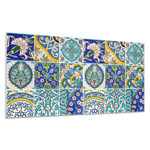 Pvc panel na stenu Keramické vzory v mozaike