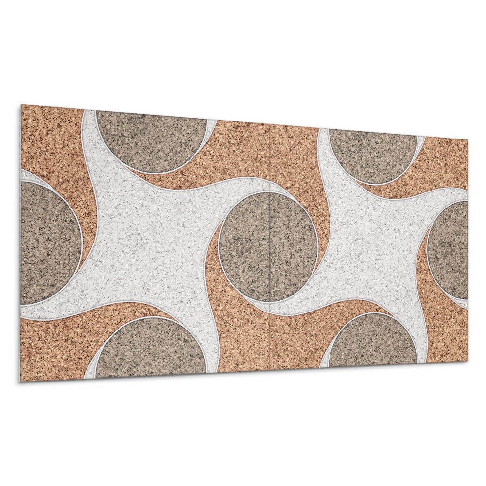 Stenový panel Vzor s kruhmi a vlnami