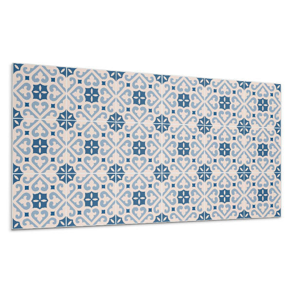 Pvc panel na stenu Vzor s ornamentami na dlaždiciach
