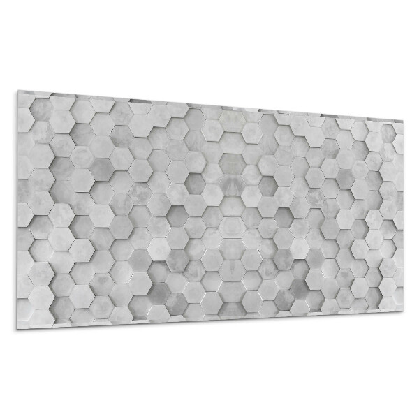 Pvc panel na stenu Šesťuholníkový vzor dlaždíc