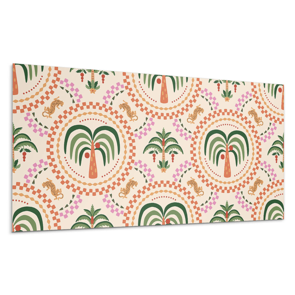 Stenový panel Vzor tropických rastlín