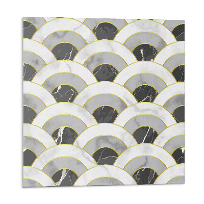 Nástenný panel pvc Vlnité oblúky v dynamických tvaroch