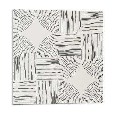 Nástenný panel pvc Štylizované tvary v geometrickom poradí