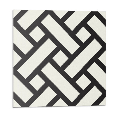 Dekoratívny nástenný panel Geometrický vzor s vrkočom