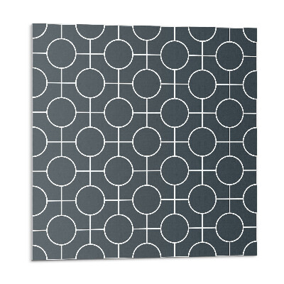 Stenový panel Vzor kruhov a čiar v geometrii