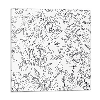 Nástenný panel pvc Kvetinový aranžmán so zelenými listami