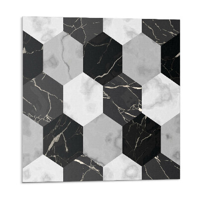 Dekoratívny nástenný panel Šesťhranné motívy keramických dlaždíc