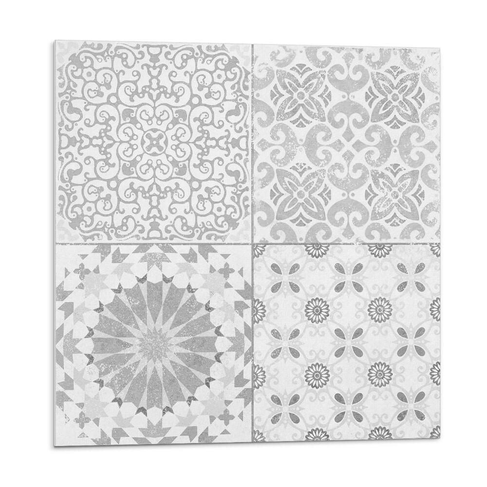 Dekoratívny nástenný panel Geometricko-kvetinový motív