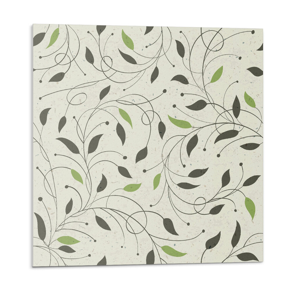 Nástenný panel pvc Listový vzor s vetvičkami