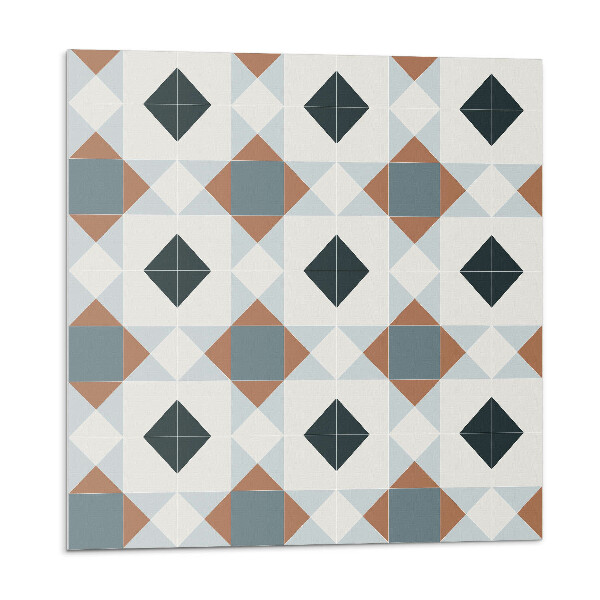 Stenový panel Kachľový geometrický motív