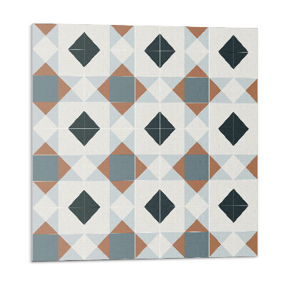 Stenový panel Kachľový geometrický motív