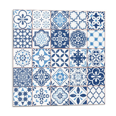 Dekoratívny nástenný panel Kachľové geometrické motívy