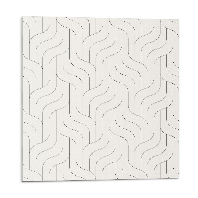 Stenový panel Geometrické vlny v harmonickom vzore