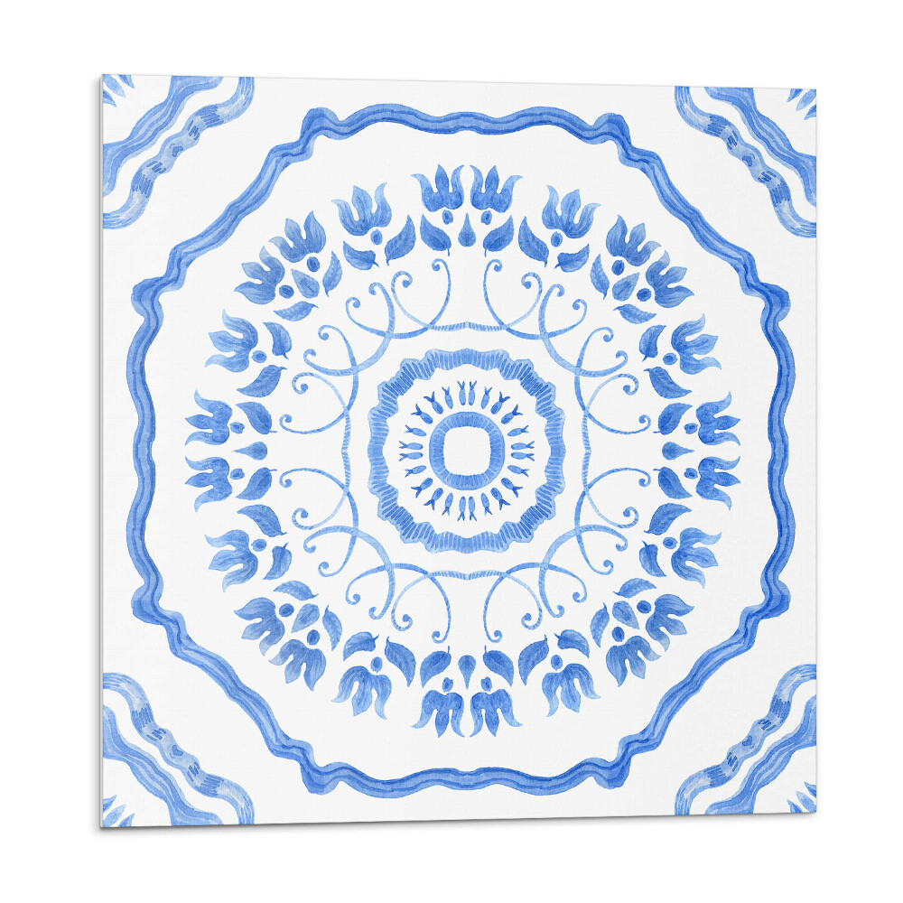 Nástenný panel pvc Kvetinový vzor v kruhu