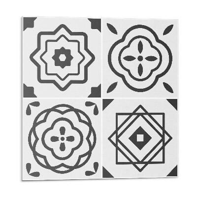 Nástenný panel pvc Geometrické vzory v štvorcových tvaroch