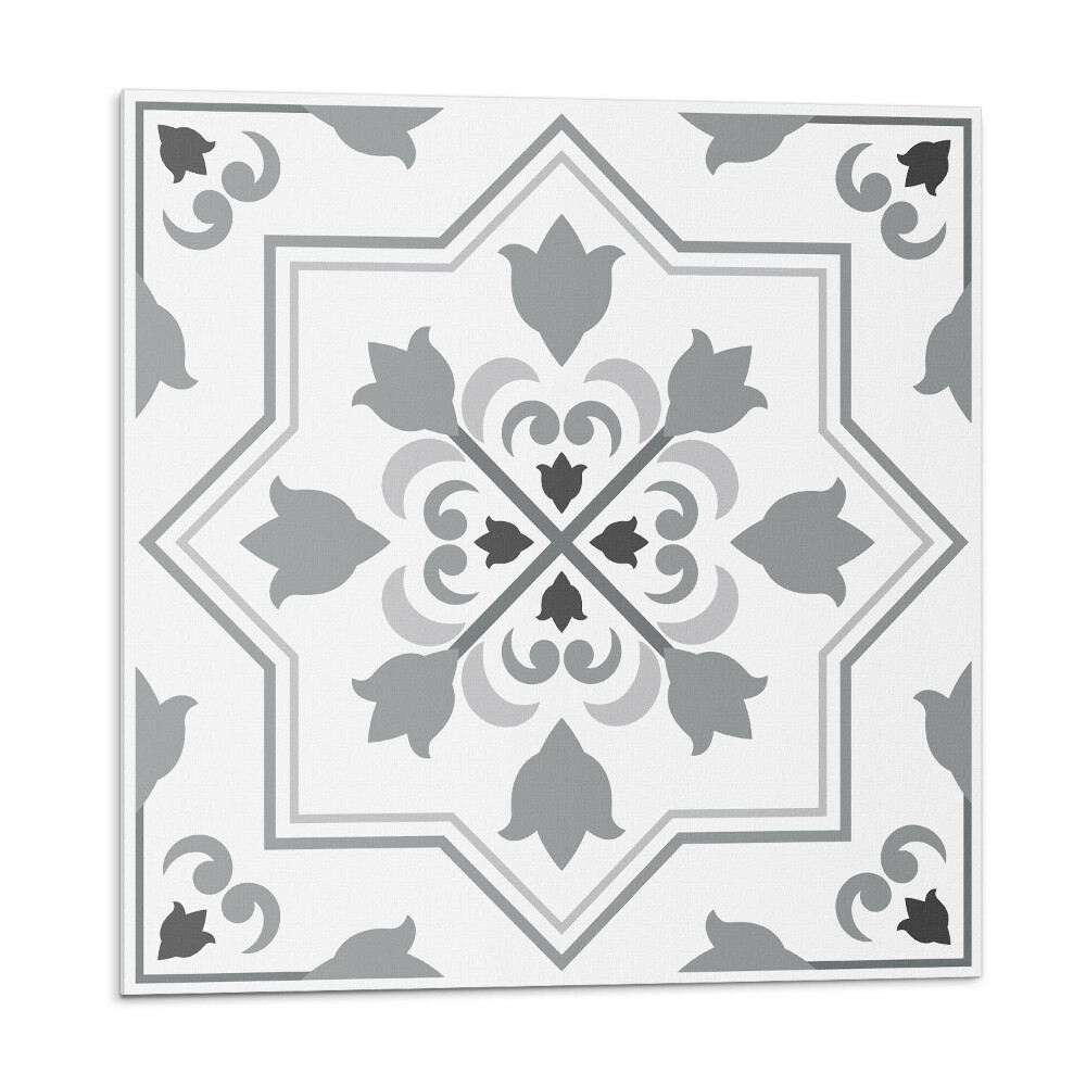 Stenový panel Kvetinový dizajn v harmonických odtieňoch