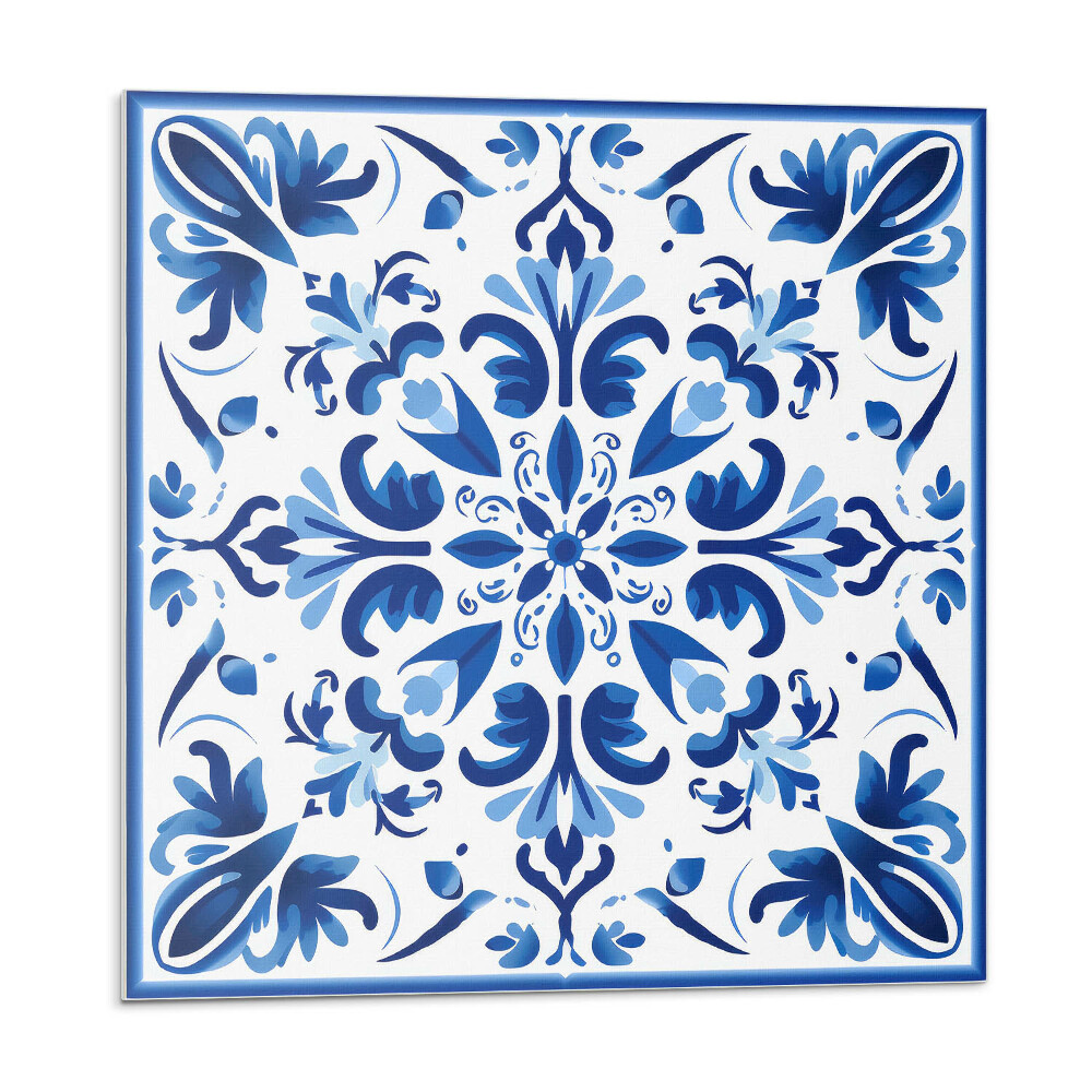 Dekoratívny nástenný panel Kvetinová symetria v plnom prúde