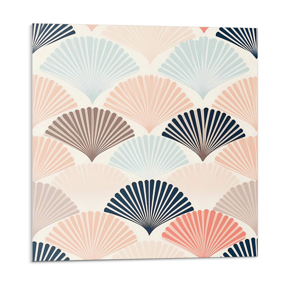 Stenový panel Vlny s motívom vejára