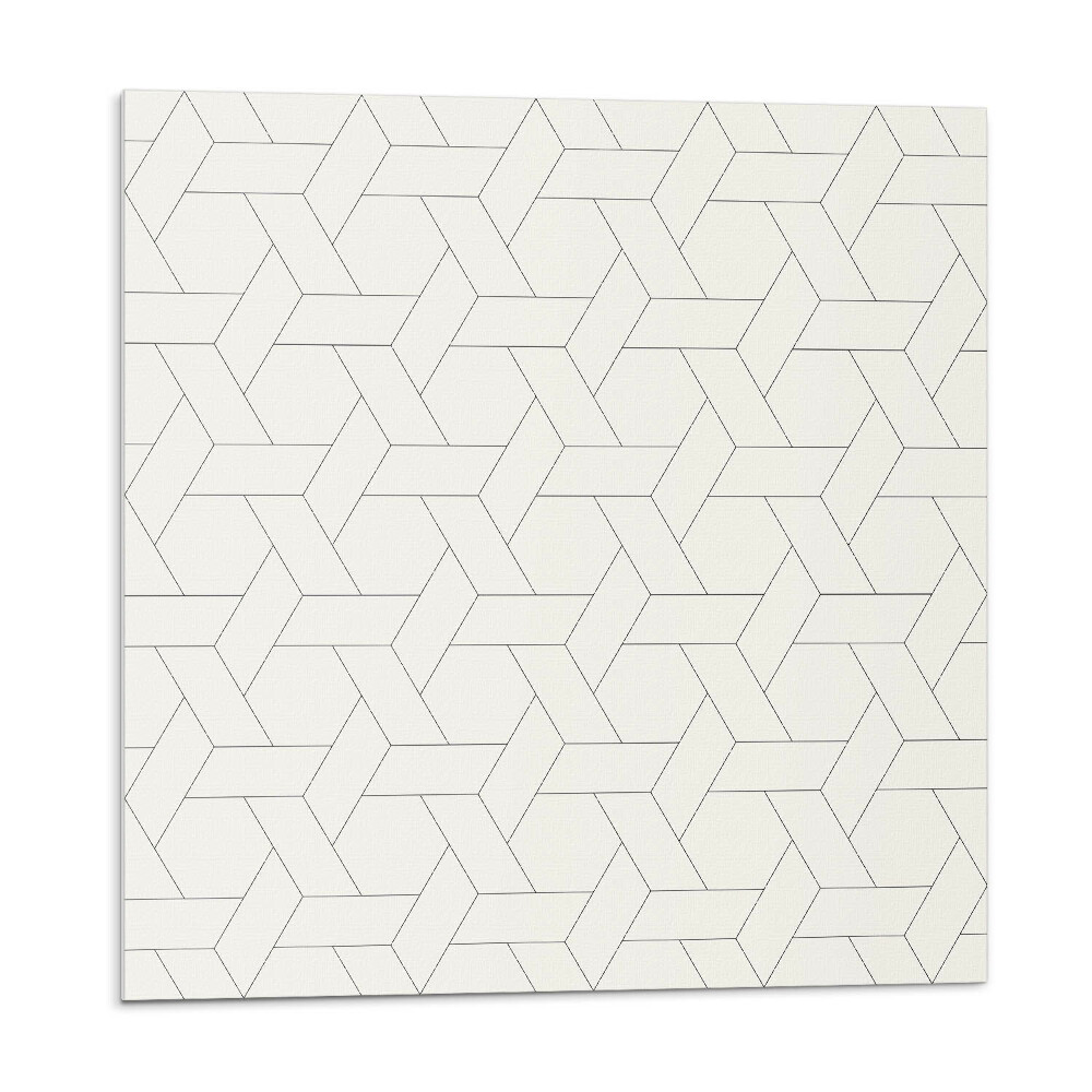 Nástenný panel pvc Šesťhranný geometrický motív