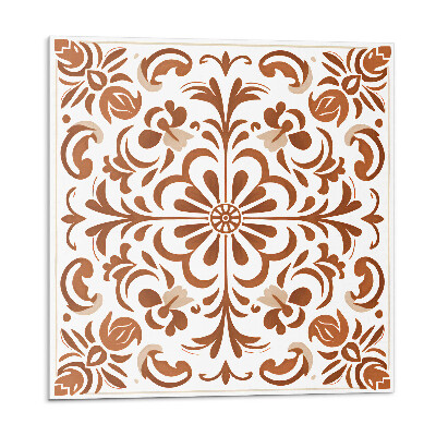 Stenový panel Vzor kvetinového ornamentu