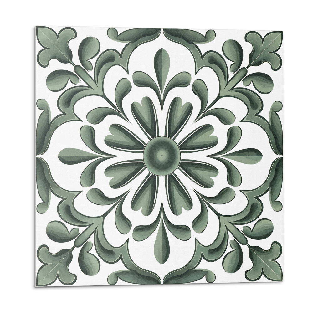 Stenový panel Rastlinný motív v kruhu