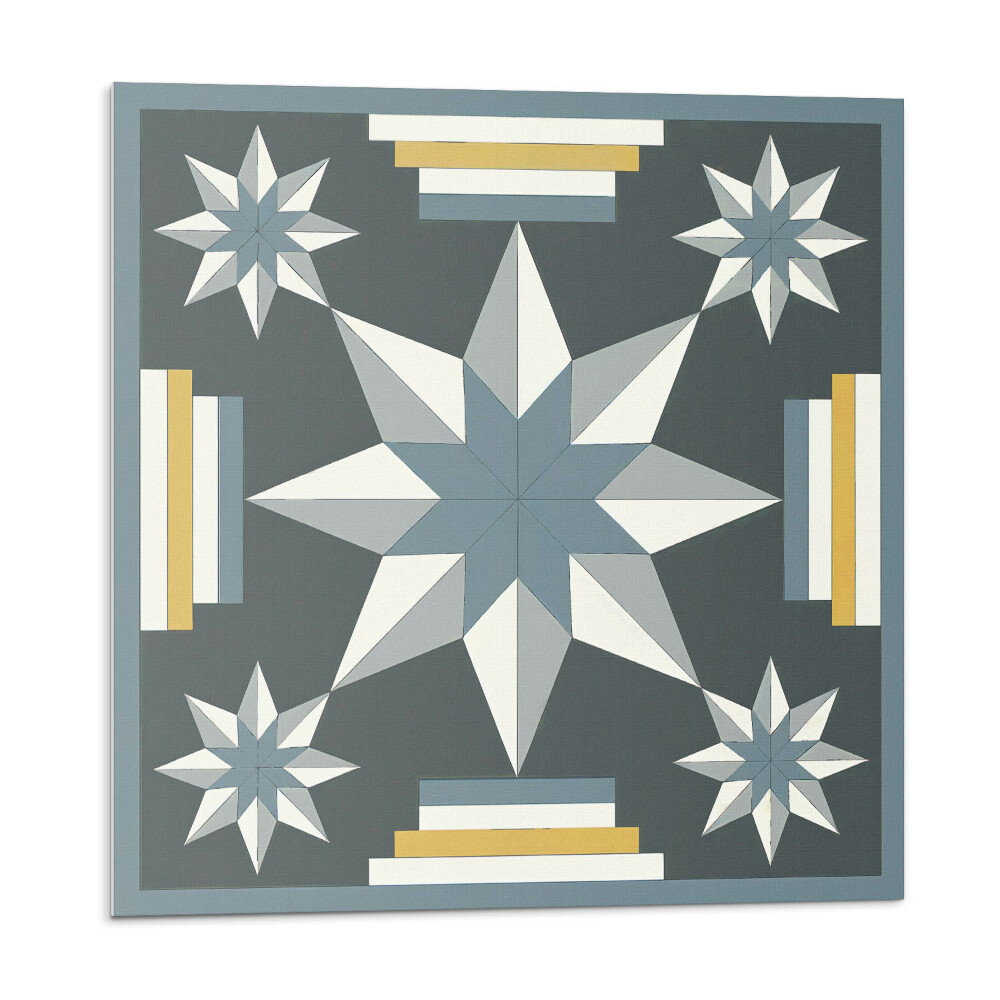 Dekoratívny nástenný panel Tvary hviezd v geometrickom štýle