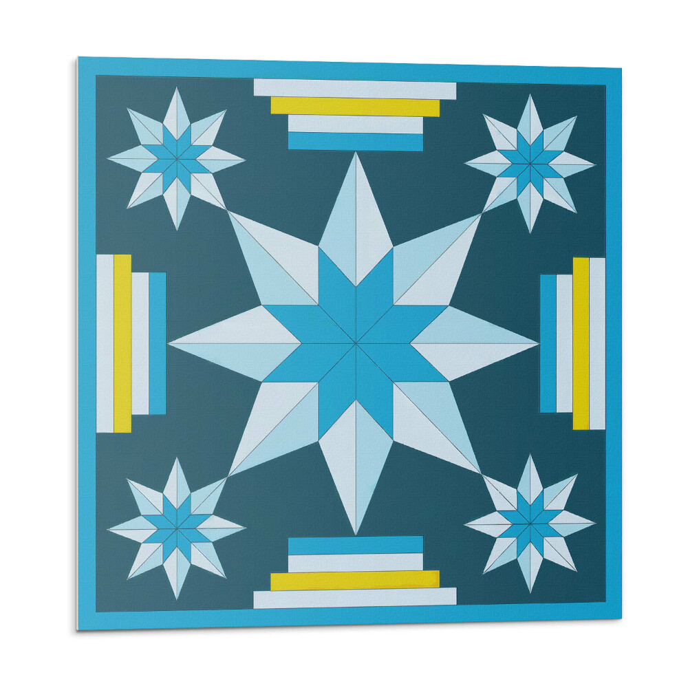 Stenový panel Abstraktné hviezdy vo formácii