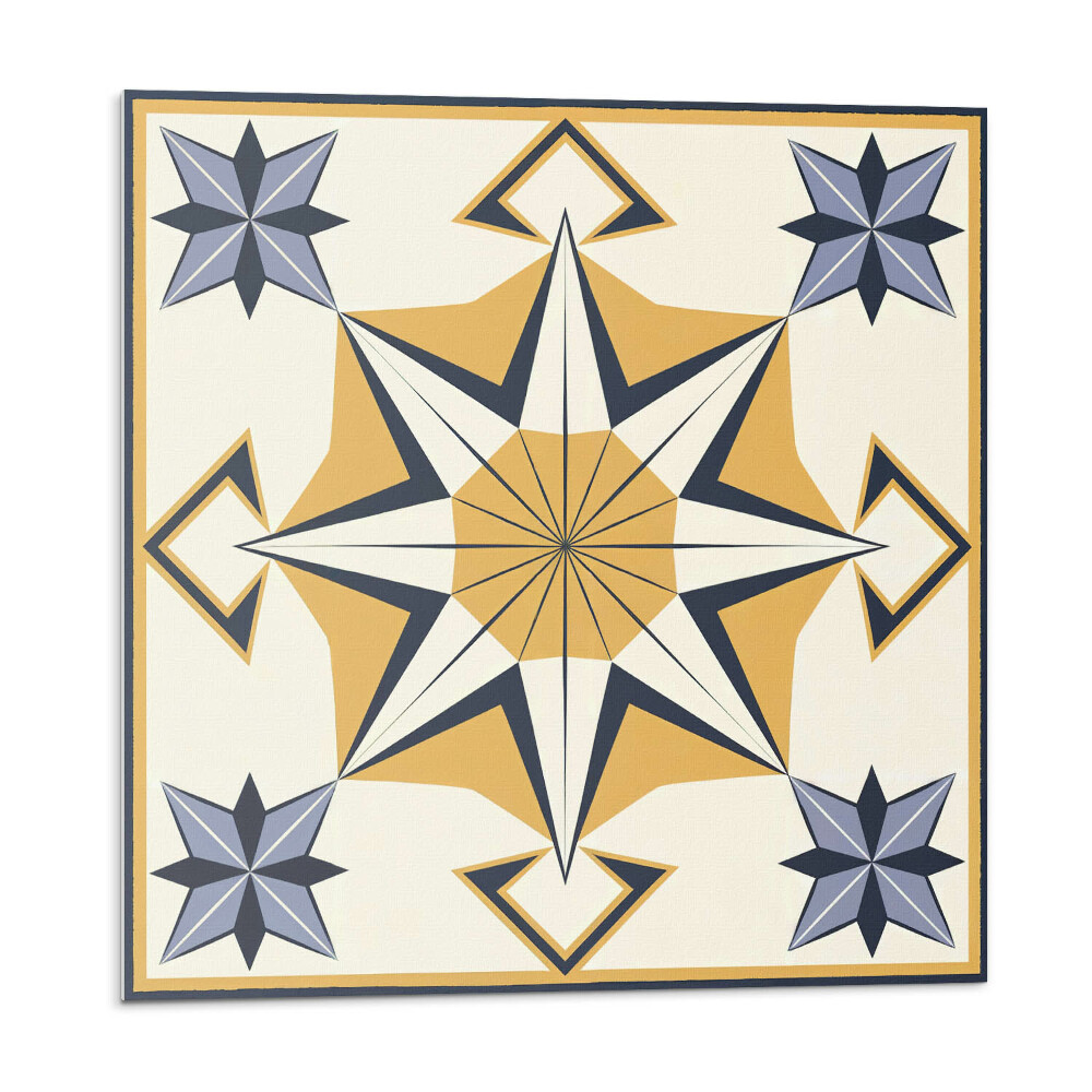 Nástenný panel pvc Vzor kompasu s hviezdami