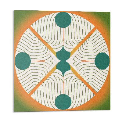 Dekoratívny nástenný panel Abstraktný motív v tvare kruhov