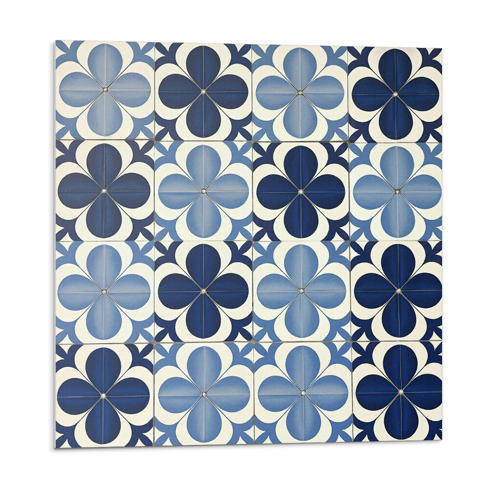 Nástenný panel pvc Kvetinové tvary v geometrii