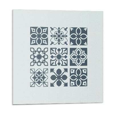 Stenový panel Geometrické tvary v obdĺžnikoch