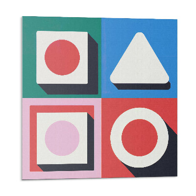 Nástenný panel pvc Tieňovaná geometria