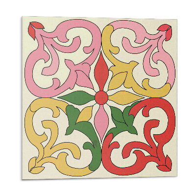 Nástenný panel pvc Kvetinový motív s ozdobnými detailmi