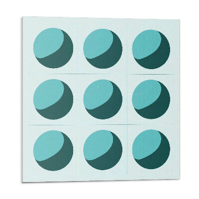 Dekoratívny nástenný panel Gule v geometrickej sieti