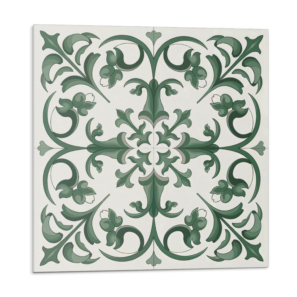 Stenový panel Rastlinný motív s kvetinovými detailmi