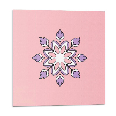 Nástenný panel pvc Kvetinová mandala v harmonických tvaroch