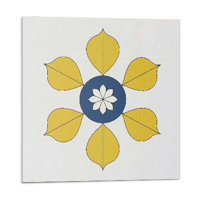 Nástenný panel pvc Kvetinový motív so zelenými listami