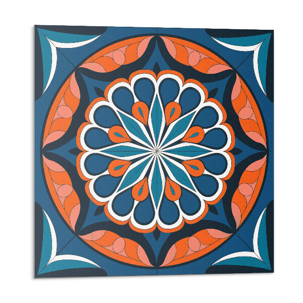 Dekoratívny nástenný panel Mandala so vzorom listov