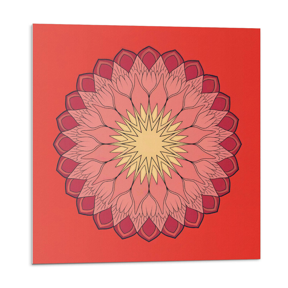 Nástenný panel pvc Kvetinový vzor mandaly