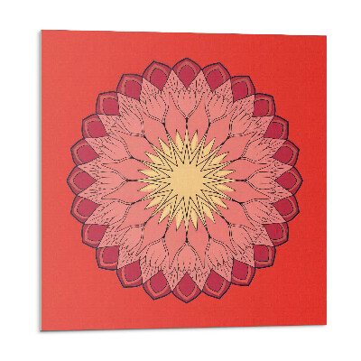 Nástenný panel pvc Kvetinový vzor mandaly