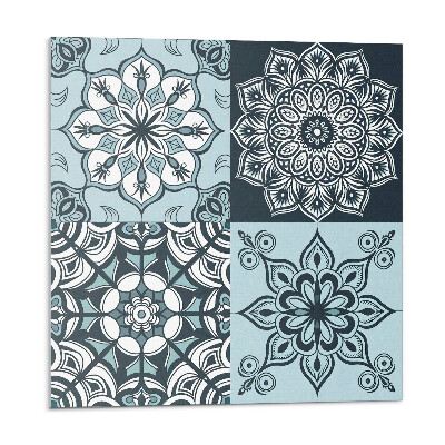 Stenový panel Kockované vzory mandaly